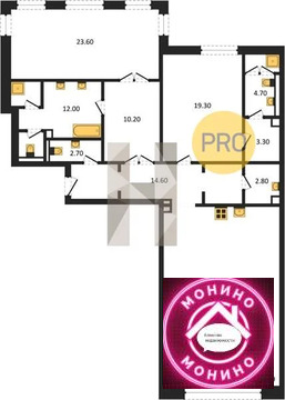 Москва, 2-х комнатная квартира, Богоявленский пер. д.д. вл. 3с1, 371800000 руб.