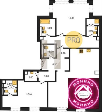 Москва, 2-х комнатная квартира, Богоявленский пер. д.д. вл. 3с1, 560700000 руб.