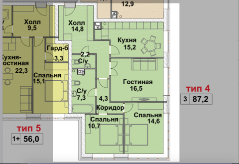 Москва, 3-х комнатная квартира, Шелепихинская наб. д.34, 15900000 руб.