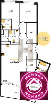 Москва, 3-х комнатная квартира, ул. Нижние Мневники д., 107303400 руб.