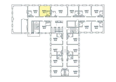 Москва, 1-но комнатная квартира, ул. Радиальная 6-я д.7, к 35, 2763707 руб.