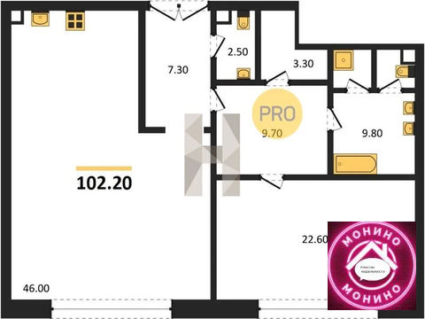 Москва, 1-но комнатная квартира, Богоявленский пер. д.д. вл. 3с1, 286160000 руб.