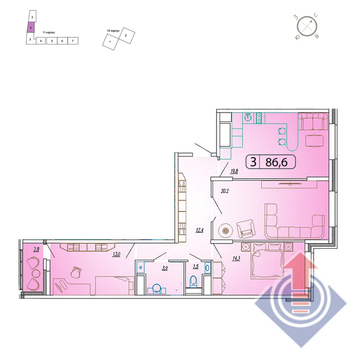 Мытищи, 3-х комнатная квартира,  д., 6581600 руб.