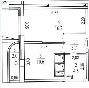 Балашиха, 1-но комнатная квартира, ул. Некрасова д.11Б, 2700000 руб.