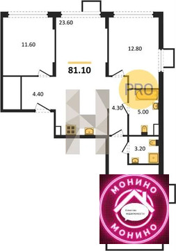 Москва, 3-х комнатная квартира, Эдварда Грига ул. д.д. 27, 22730870 руб.