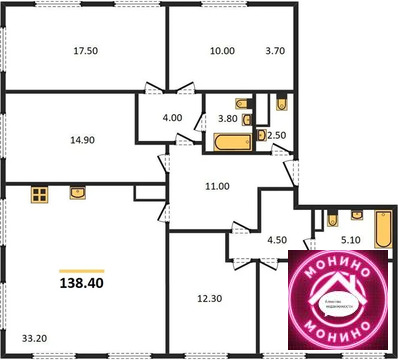 Москва, 5-ти комнатная квартира, Родченко ул. д.д. 2/12, 68012943 руб.