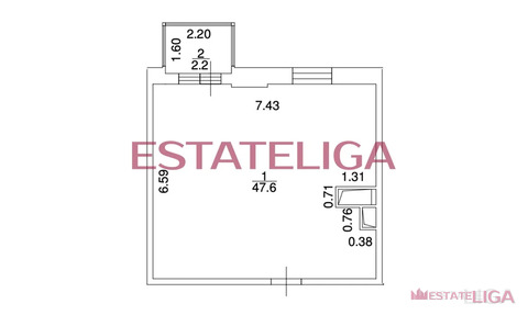 Москва, 1-но комнатная квартира, Береговой проезд д.5к3, 22500000 руб.