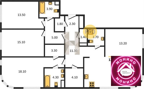 Москва, 3-х комнатная квартира, ул. Автозаводская д.д. 23/64, 71610337 руб.