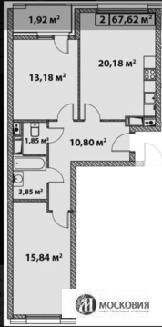 Москва, 1-но комнатная квартира, Старокрымская д.15, 8935673 руб.