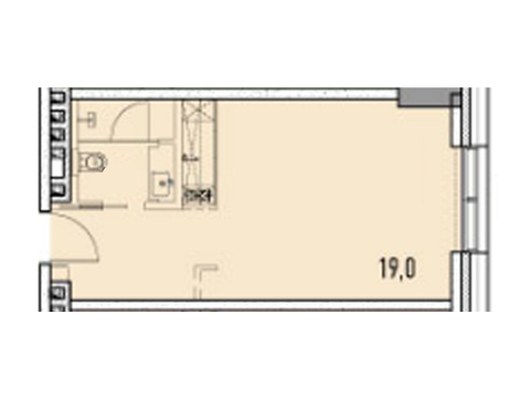 Москва, 1-но комнатная квартира, Багратионовский проезд д.1А, 7349100 руб.