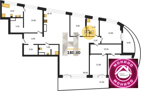 Москва, 5-ти комнатная квартира, ул. Нижние Мневники д.д. 3, 124101120 руб.
