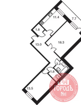 Подольск, 2-х комнатная квартира, ул. Ульяновых д.31, 5200000 руб.