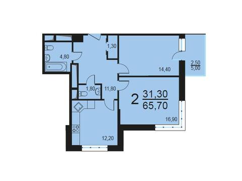 Москва, 2-х комнатная квартира, Внутренний проезд д.8с3, 13577168 руб.