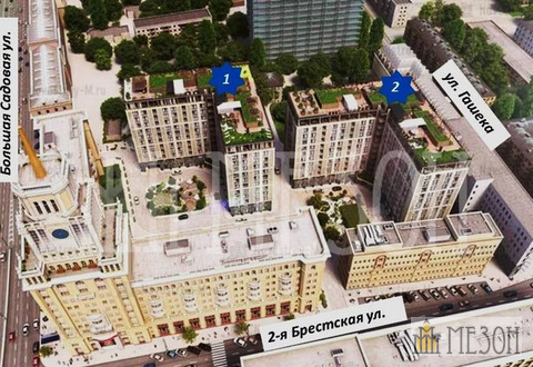 Москва, 1-но комнатная квартира, Большая Садовая ул д.д. 5к1, 43500000 руб.