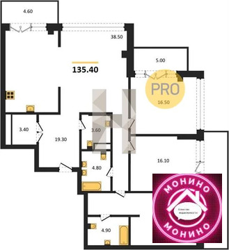 Москва, 3-х комнатная квартира, ул. Нижние Мневники д.д. 4, 137506282 руб.