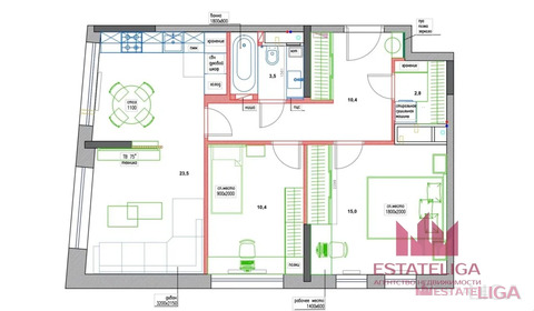 Москва, 3-х комнатная квартира, ул. Зорге д.9к1, 38000000 руб.
