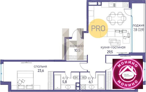 Москва, 2-х комнатная квартира, ул. Нижние Мневники д.д. 6, 48487680 руб.