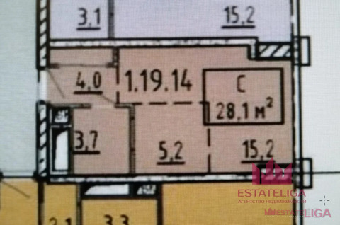 Москва, 1-но комнатная квартира, Мичуринский пр-кт. д.56, 17500000 руб.