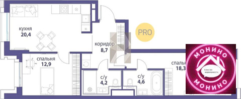 Москва, 2-х комнатная квартира, ул. Золоторожский Вал д.д. вл. 11, 32891600 руб.