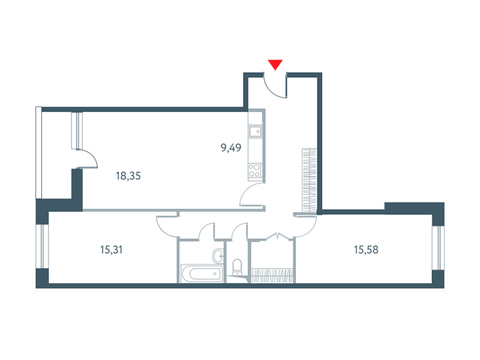 Москва, 3-х комнатная квартира, ул. Викторенко д.11С24, 22178714 руб.