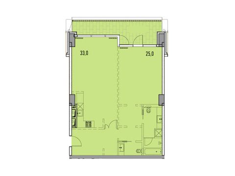 Москва, 2-х комнатная квартира, Багратионовский проезд д.1А, 21465675 руб.