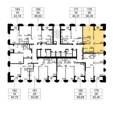 Москва, 2-х комнатная квартира, ул. Берзарина д.д. 28, корп. 3, 15268000 руб.