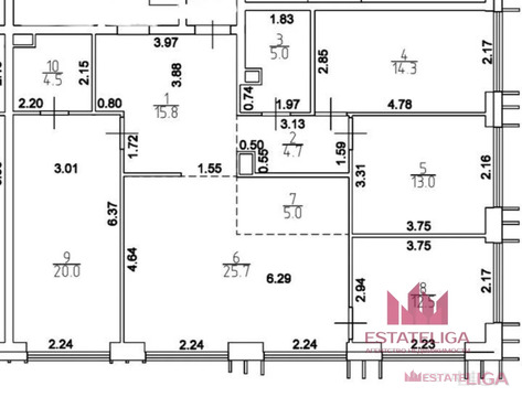 Москва, 5-ти комнатная квартира, ул. Озерная д.1к3, 61500000 руб.