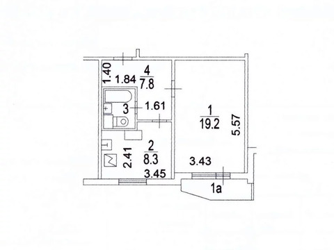 Москва, 1-но комнатная квартира, Гурьевский проезд д.11 к1, 9600000 руб.