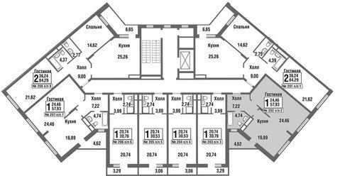 Москва, 1-но комнатная квартира, улица Татьянин Парк д., 7887169 руб.