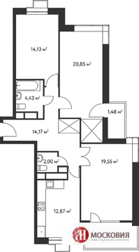 Москва, 3-х комнатная квартира, ул. Академика Янгеля д.8, 16400000 руб.