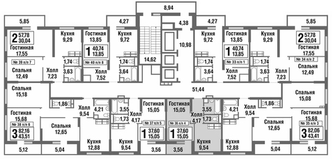 Москва, 1-но комнатная квартира, улица Татьянин Парк д., 4785370 руб.