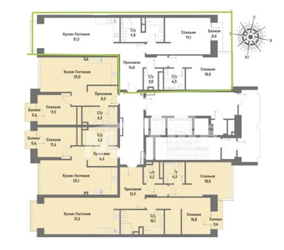 Москва, 2-х комнатная квартира, ул. Матросская Тишина д.12, 44950000 руб.