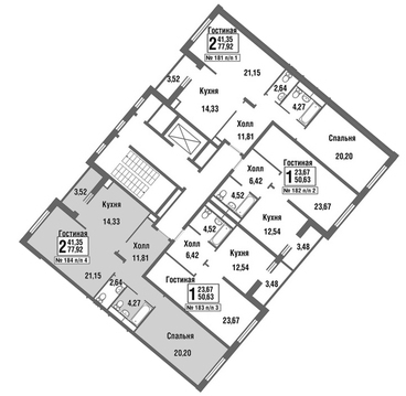 Москва, 2-х комнатная квартира, улица Татьянин Парк д., 9806232 руб.