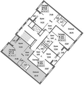 Москва, 2-х комнатная квартира, улица Татьянин Парк д., 9809756 руб.