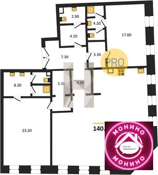 Москва, 2-х комнатная квартира, Богоявленский пер. д.д. вл. 3с1, 630000000 руб.