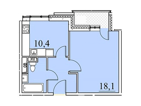 Москва, 1-но комнатная квартира, ул. Автозаводская д.23стр120, 6466004 руб.