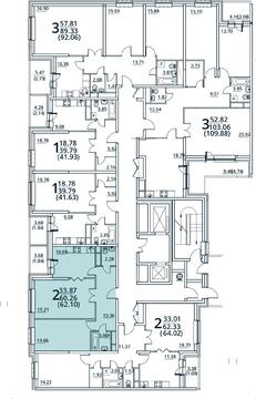 Москва, 2-х комнатная квартира, ул. Радиальная 6-я д.7, к 30, 5154300 руб.