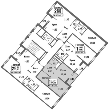 Москва, 1-но комнатная квартира, улица Татьянин Парк д., 6371785 руб.