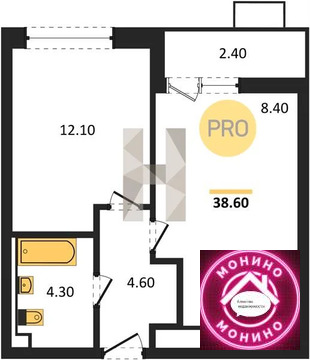 Москва, 1-но комнатная квартира, Сосенское п. д.д. 25, 10465618 руб.