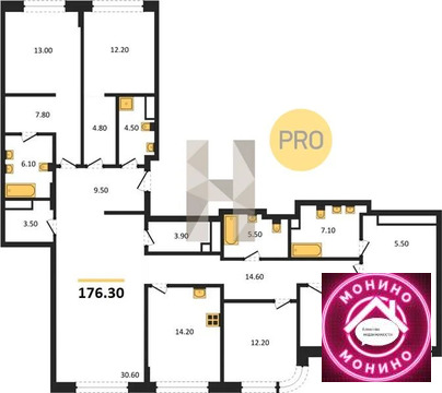 Москва, 6-ти комнатная квартира, ул. Нижние Мневники д.д. 2, 127535420 руб.