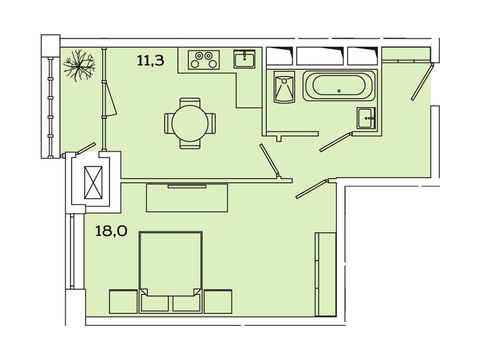 Москва, 1-но комнатная квартира, Рязанский пр-кт. д.2, 7438959 руб.