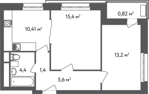 Москва, 2-х комнатная квартира, ул. Вешняковская д.18Г, 10046203 руб.