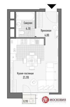 Москва, 1-но комнатная квартира, ул. Октябрьская д.69, 7590000 руб.