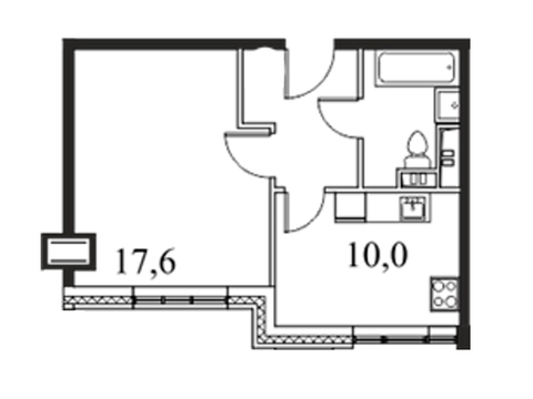 Москва, 1-но комнатная квартира, ул. Автозаводская д.23стр120, 5962390 руб.