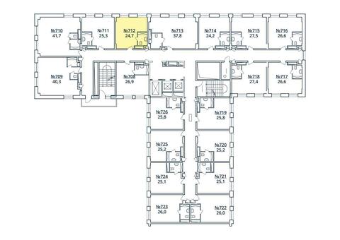 Москва, 1-но комнатная квартира, ул. Радиальная 6-я д.7, к 35, 2713690 руб.