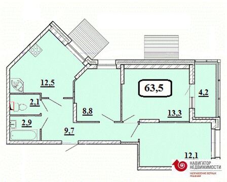 Красногорск, 3-х комнатная квартира, б-р Космонавтов д.д. 11, 6195231 руб.