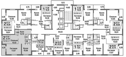 Москва, 2-х комнатная квартира, улица Татьянин Парк д., 8031040 руб.