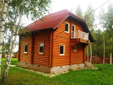 Бревенчатый дом в СНТ вбл. п. Беляная Гора, Рузский городской округ Бревенчатый дом в СНТ вбл. п. Беляная Гора, Рузский городской округ
