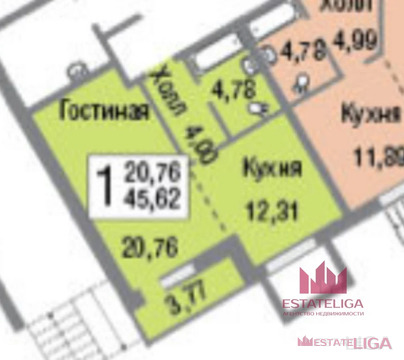 Москва, 2-х комнатная квартира, улица Татьянин Парк д.16к2, 17990000 руб.