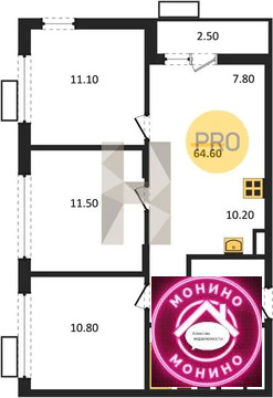 Москва, 3-х комнатная квартира, Десеновское г.п. д.д. 4, 15172640 руб.